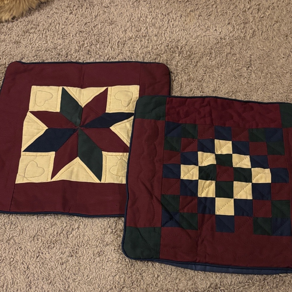 Patchwork Quilted Pillow Covers